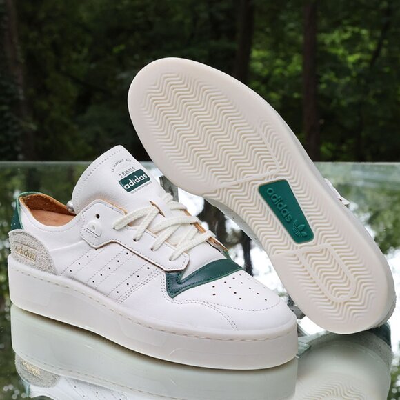 Adidas Rivalry Summer Low White Green Size 10 - Picture 5 of 13